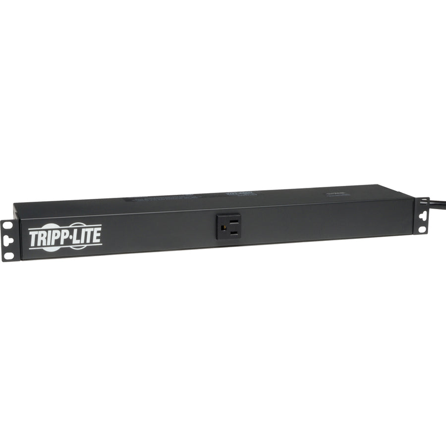 Tripp Lite by Eaton 1.8kW Single-Phase 120V Basic PDU, 13 NEMA 5-15R Outlets, NEMA 5-15P Input, 15 ft. (4.57 m) Cord, 1U Rack-Mount PDU1215