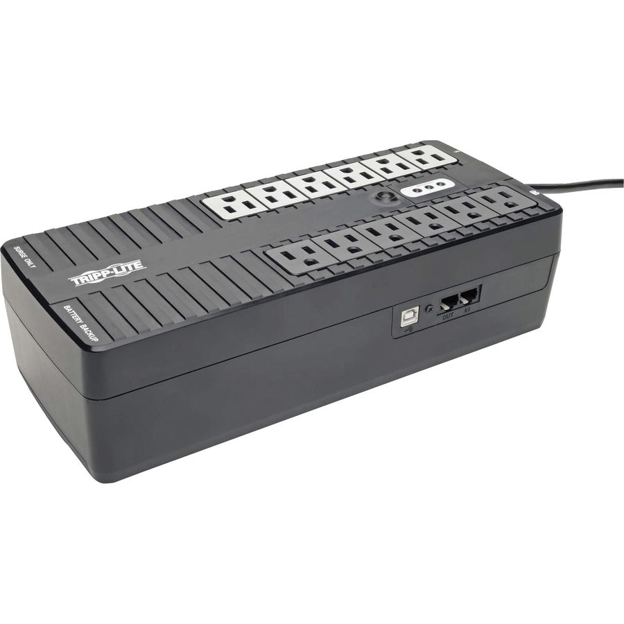 Tripp Lite by Eaton 900VA 480W Standby UPS - 12 NEMA 5-15R Outlets, 120V, 50/60 Hz, 5-15P Plug, ENERGY STAR, Desktop/Wall - Battery Backup INTERNET900U