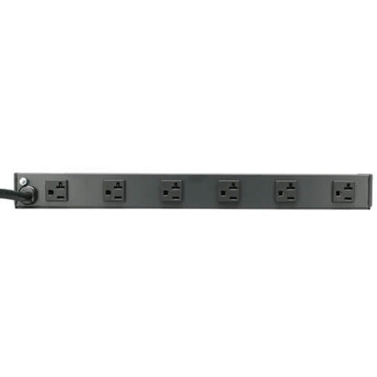 Tripp Lite by Eaton 1U Rack-Mount Power Strip, 120V, 20A, L5-20P, 12 Outlets (6 Front-Facing, 6-Rear-Facing) 15 ft. (4.57 m) Cord RS-1215-20T