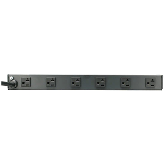 Tripp Lite by Eaton 1U Rack-Mount Power Strip, 120V, 20A, L5-20P, 12 Outlets (6 Front-Facing, 6-Rear-Facing) 15 ft. (4.57 m) Cord RS-1215-20T