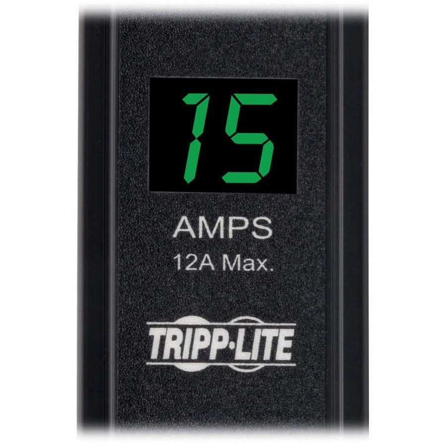 Tripp Lite by Eaton 1.4kW Single-Phase Local Metered PDU, 120V Outlets (16 5-15R), 5-15P, 15 ft. (4.57 m) Cord, 0U Vertical, 48 in. PDUMV15