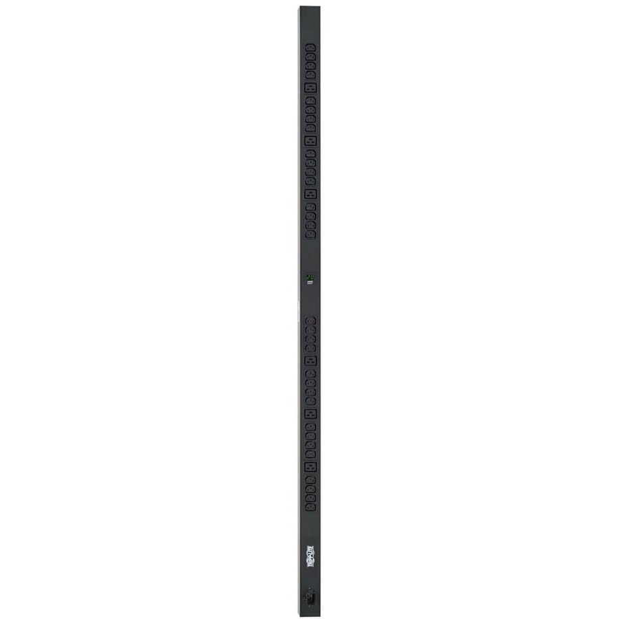 Tripp Lite by Eaton 3.7kW Single-Phase Local Metered PDU, 208/230V Outlets (6-C19 & 32-C13 ) C20/L6-20P Cable 10 ft. (3.05 m) Cord, 0U Vertical PDUMV20HV