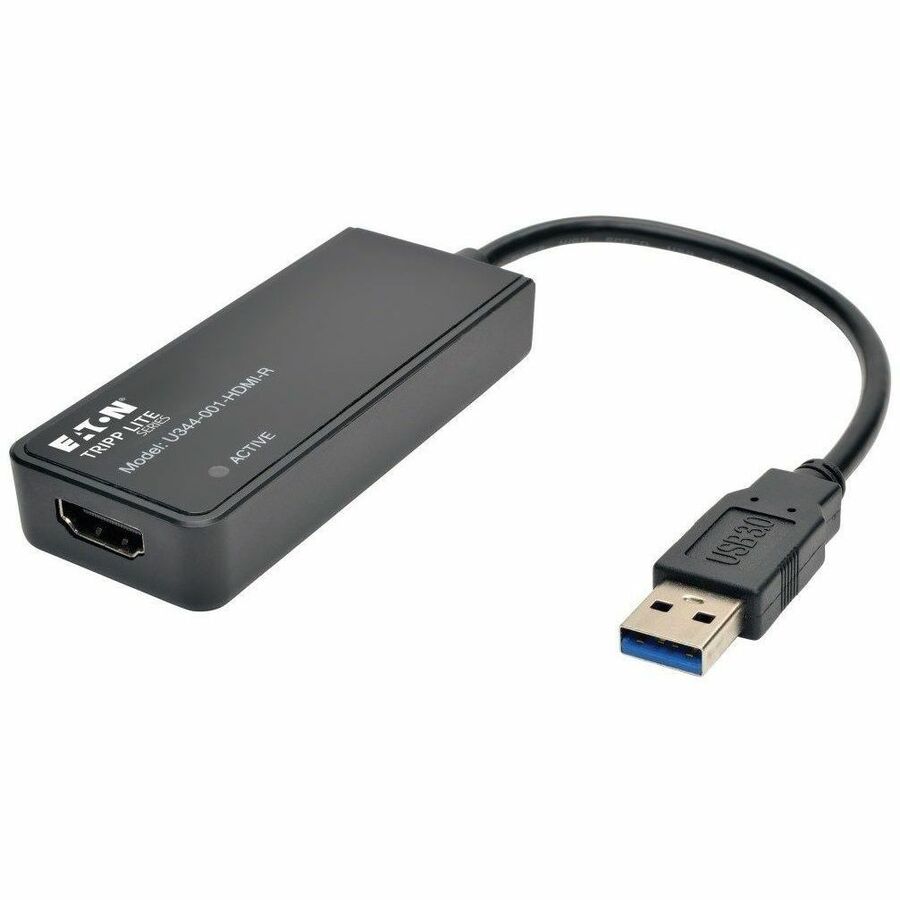 Tripp Lite by Eaton USB 3.0 SuperSpeed to HDMI Dual Monitor External Video Graphics Card Adapter 512 MB SDRAM - 2048x1152,1080p U344-001-HDMI-R