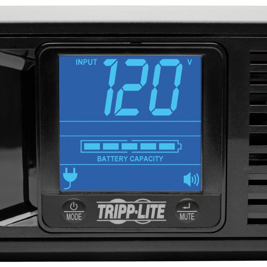 Tripp Lite by Eaton Smart LCD 1500VA 900W 120V Line-Interactive UPS - 8 Outlets, USB, DB9, 2U Rack/Tower - Battery Backup SMART1500LCD