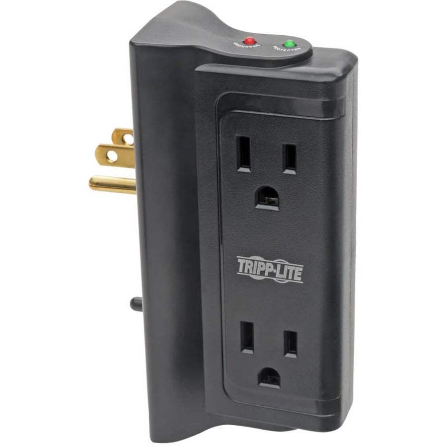 Tripp Lite by Eaton Protect It! Surge Protector with 4 Side-Mounted Outlets , Direct Plug-In, 720 Joules TLP4BK