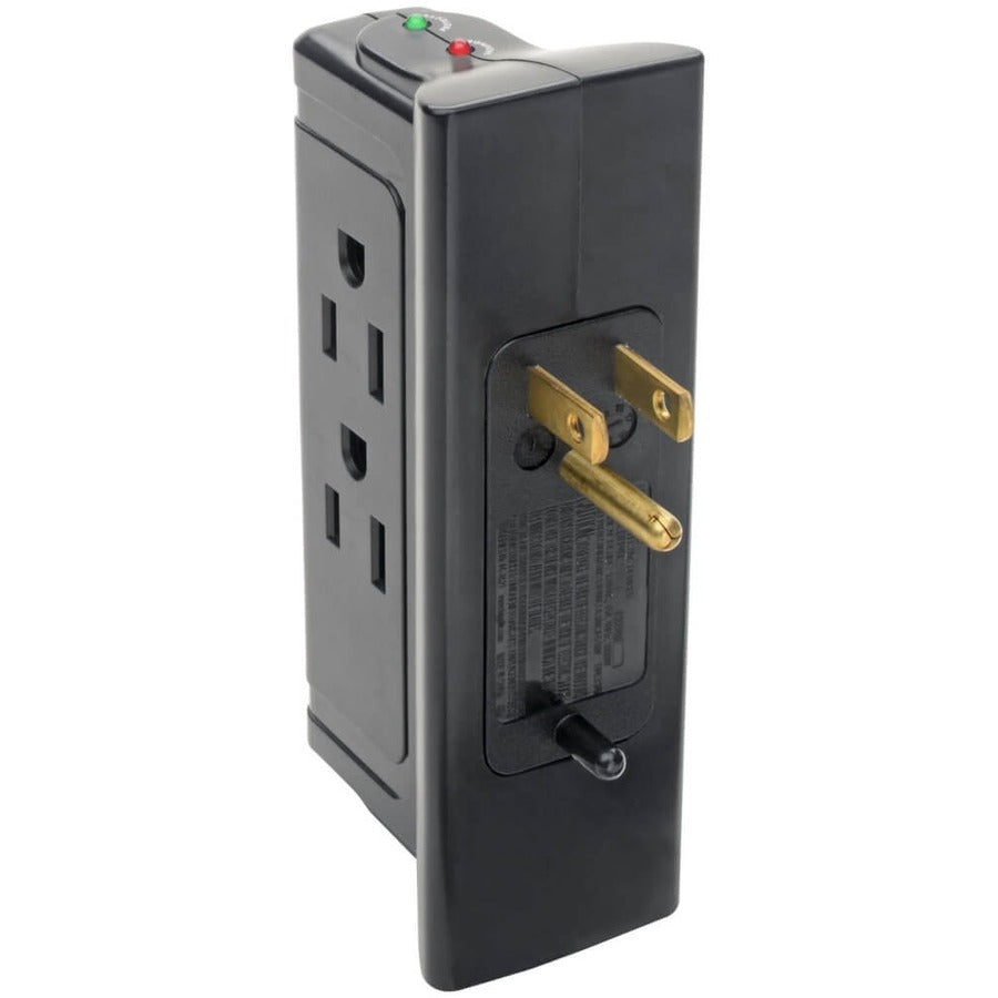 Tripp Lite by Eaton Protect It! Surge Protector with 4 Side-Mounted Outlets , Direct Plug-In, 720 Joules TLP4BK