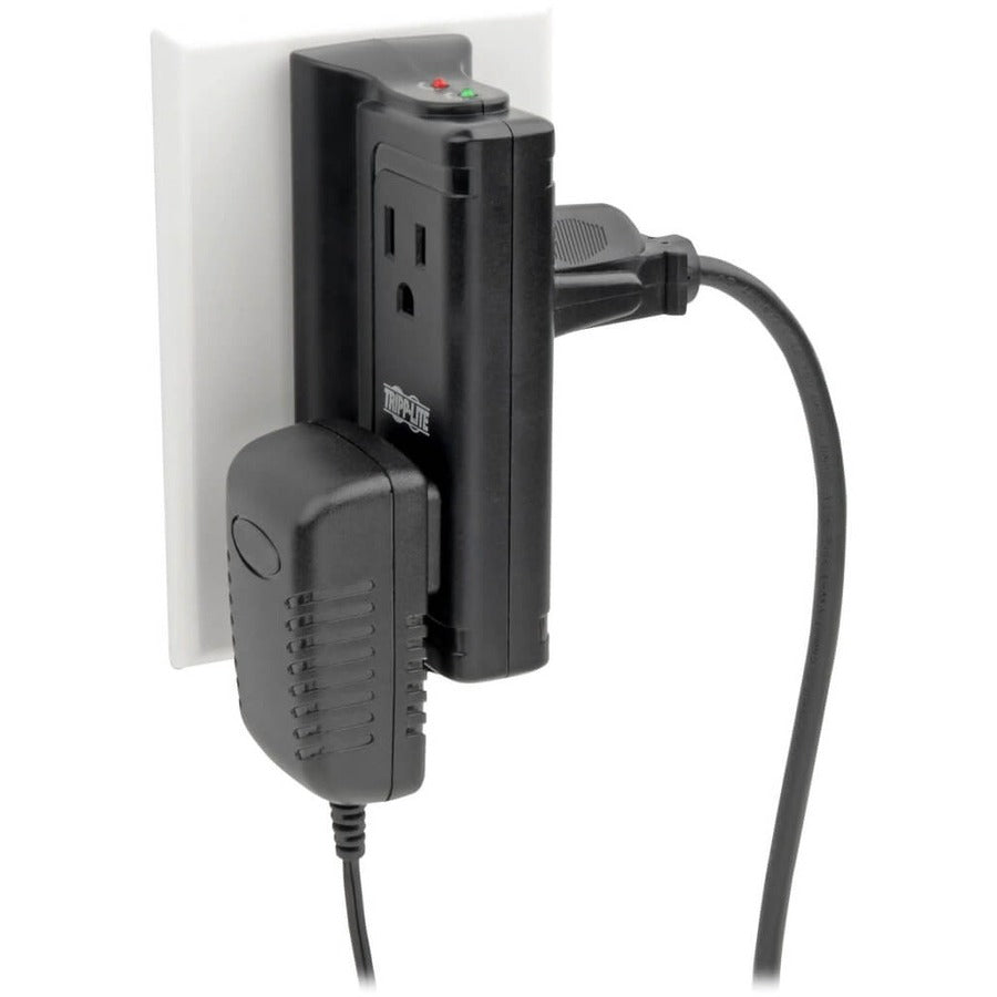 Tripp Lite by Eaton Protect It! Surge Protector with 4 Side-Mounted Outlets , Direct Plug-In, 720 Joules TLP4BK