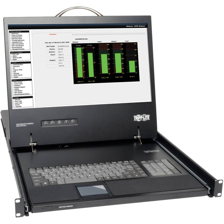 Tripp Lite by Eaton Rack Console KVM Cable Kit w/ 19" LCD PS/2 1U TAA GSA B021-000-19
