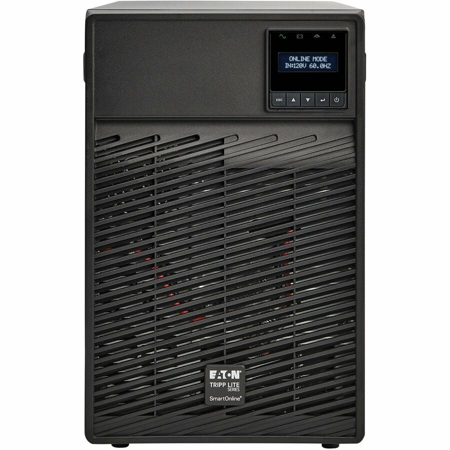 Eaton Tripp Lite Series SmartOnline 1000VA 900W 120V Double-Conversion UPS - 6 Outlets, Extended Run, Network Card Option, LCD, USB, DB9, Tower - Battery Backup SU1000XLCD