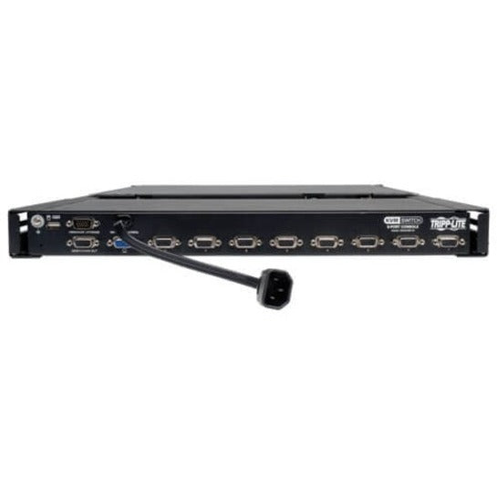 Tripp Lite by Eaton NetController 8-Port 1U Rack-Mount Console KVM Switch with 19-in. LCD B040-008-19