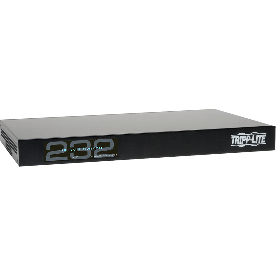 Tripp Lite by Eaton NetCommander 32-Port Cat5 KVM over IP Switch - 2 Remote + 1 Local User, 1U Rack-Mount B072-032-IP2