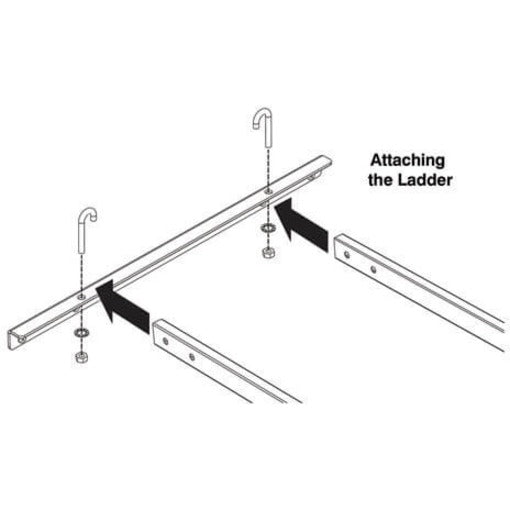 Tripp Lite by Eaton SmartRack Hardware Kit - Connects SRCABLELADDER to a wall or Open Frame Rack SRLADDERATTACH