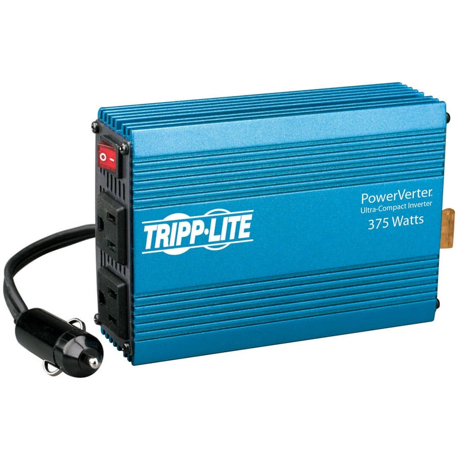 Tripp Lite by Eaton 375W PowerVerter Ultra-Compact Car Inverter with 2 Outlets PV375
