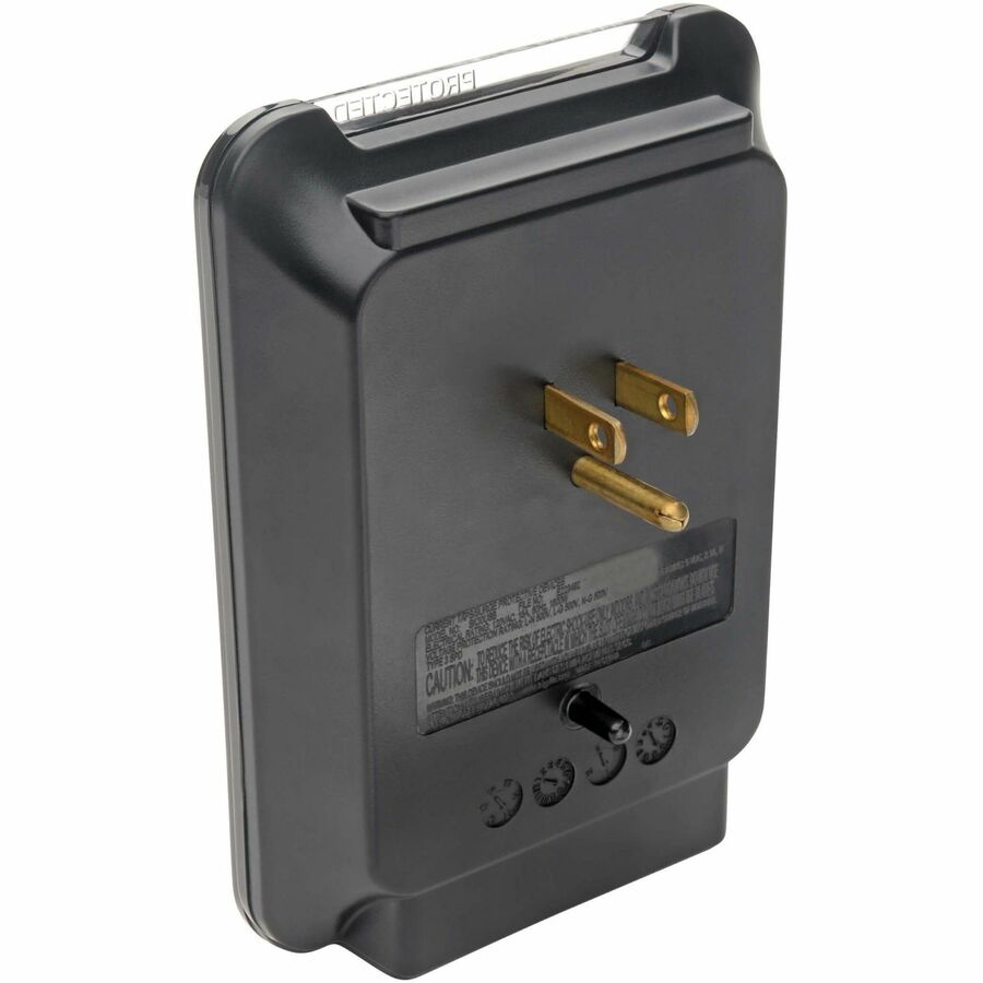 Tripp Lite by Eaton Protect It! 3-Outlet Surge Protector, Direct Plug-In, 540 Joules, 3.4 A USB Charger, Diagnostic LED SK30USB