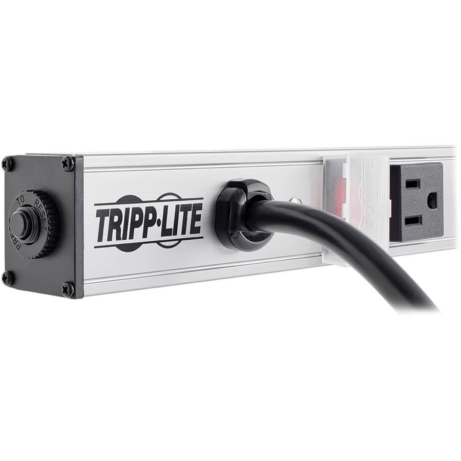 Tripp Lite by Eaton 12-Outlet Vertical Power Strip, 120V, 15A, 15 ft. (4.57 m) Cord, 5-15P, 36 in. PS3612