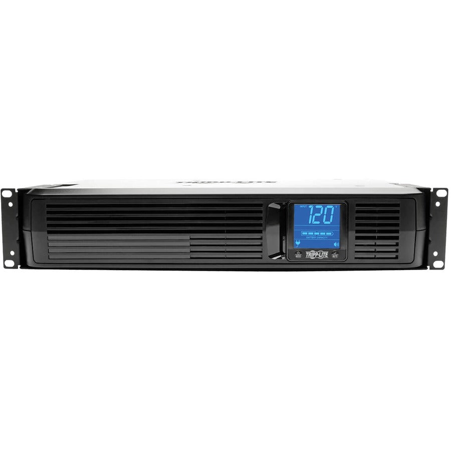Tripp Lite by Eaton SmartPro LCD 120V 1500VA 900W Line-Interactive UPS, AVR, Extended Runtime, 2U Rack/Tower, LCD, USB, DB9, 8 Outlets - Battery Backup SMART1500LCDXL