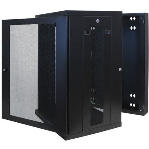 Tripp Lite by Eaton SmartRack 18U Low-Profile Switch-Depth Wall-Mount Rack Enclosure Cabinet, Hinged Back SRW18US