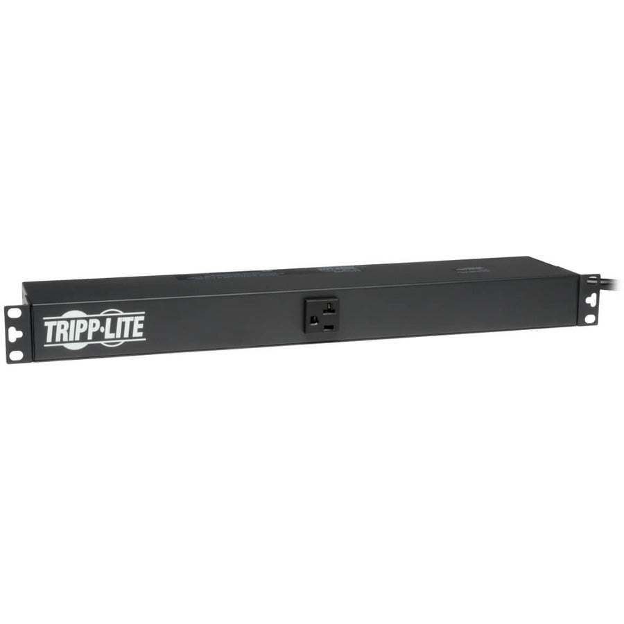 Tripp Lite by Eaton 2.4kW Single-Phase 120V Basic PDU, 13 NEMA 5-15/20R Outlets, NEMA 5-20P Input, 15 ft. (4.57 m) Cord, 1U Rack-Mount PDU1220