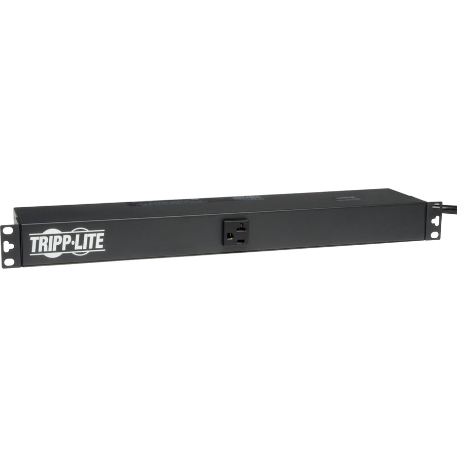 Tripp Lite by Eaton 2.4kW Single-Phase 120V Basic PDU, 13 NEMA 5-15/20R Outlets, NEMA 5-20P Input, 15 ft. (4.57 m) Cord, 1U Rack-Mount PDU1220