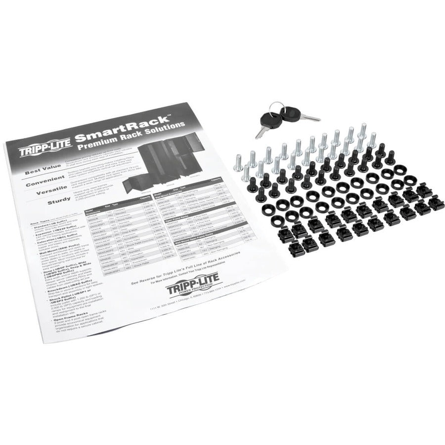 Tripp Lite by Eaton SmartRack 12U UPS-Depth Wall-Mount Small Rack Enclosure, Clear Acrylic Window, Hinged Back SRW12USDPG