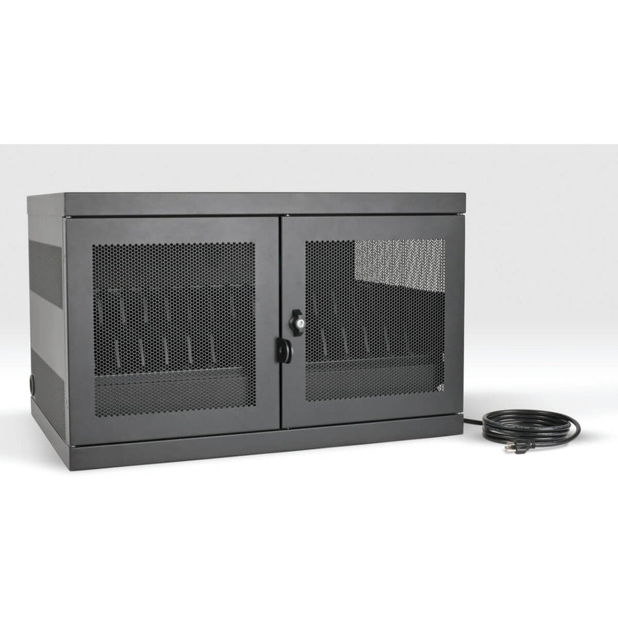 Tripp Lite by Eaton 16-Device USB Charging Station Cabinet with Sync for iPad and Android Tablets, Wall-Mount and Cart Options, Black CSC16USB