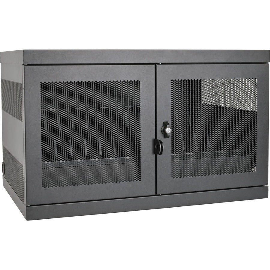 Tripp Lite by Eaton 16-Device USB Charging Station Cabinet with Sync for iPad and Android Tablets, Wall-Mount and Cart Options, Black CSC16USB