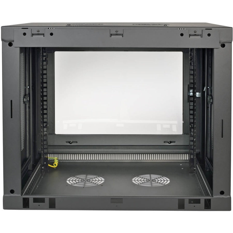 Tripp Lite by Eaton SmartRack 9U Low-Profile Switch-Depth Wall-Mount Mini Rack Enclosure, Clear Acrylic Window SRW9UG