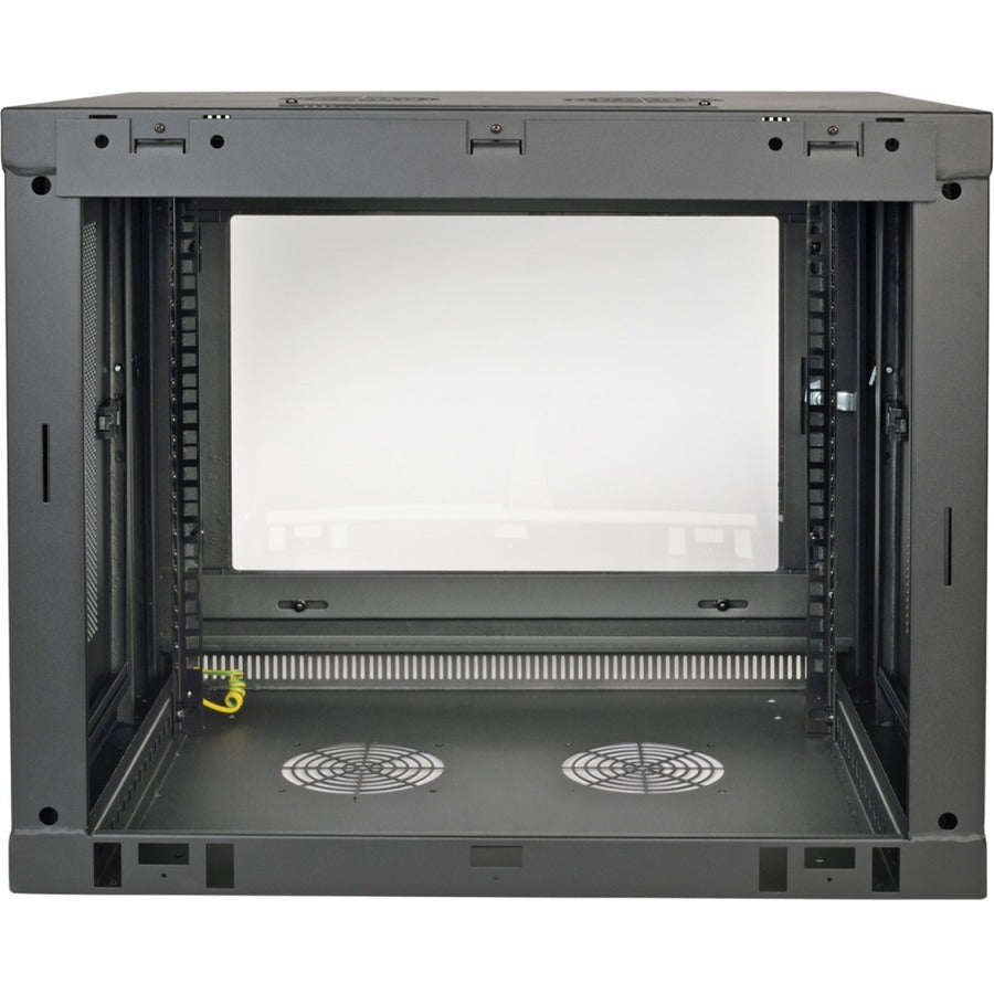 Tripp Lite by Eaton SmartRack 9U Low-Profile Switch-Depth Wall-Mount Mini Rack Enclosure, Clear Acrylic Window SRW9UG