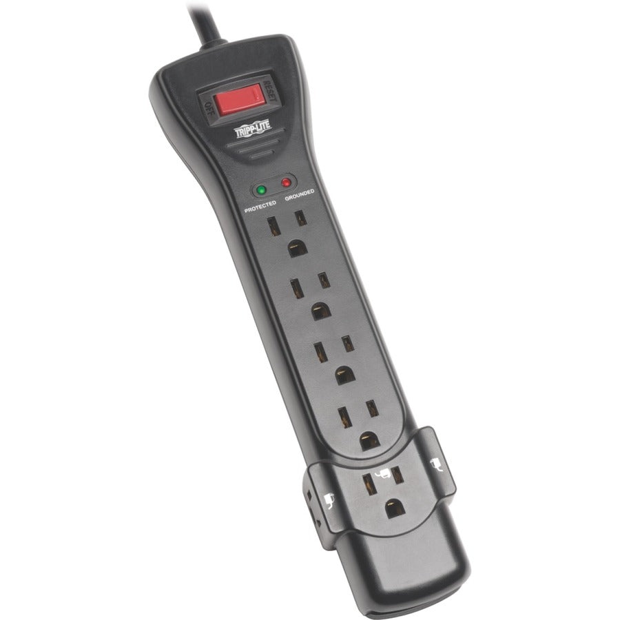 Tripp Lite by Eaton Protect It! 7-Outlet Surge Protector, 25 ft. Cord, 2160 Joules, Black Housing SUPER725B