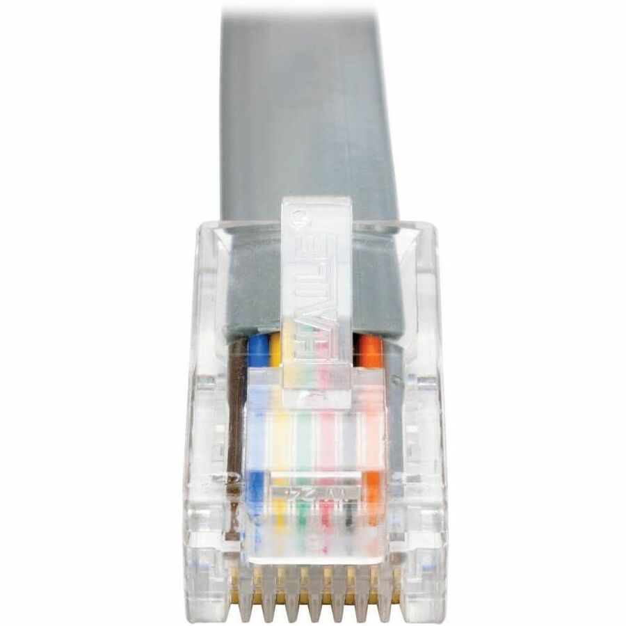 Tripp Lite by Eaton USB-A to RJ45 Serial Rollover Cable (M/M) - Cisco Compatible, 250 Kbps, 6 ft. (1.83 m), Gray U209-006-RJ45-X