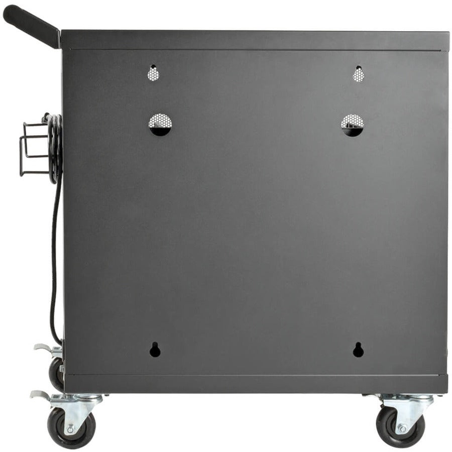 Tripp Lite by Eaton Multi-Device Charging Cart, 32 USB Ports, iPad and Android Tablets, Wall-Mount Option, Black CSC32USB