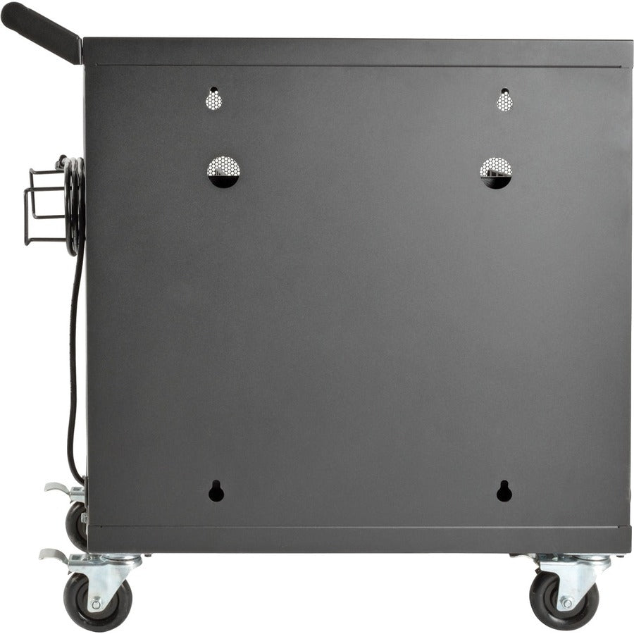 Tripp Lite by Eaton Multi-Device Charging Cart, 32 USB Ports, iPad and Android Tablets, Wall-Mount Option, Black CSC32USB