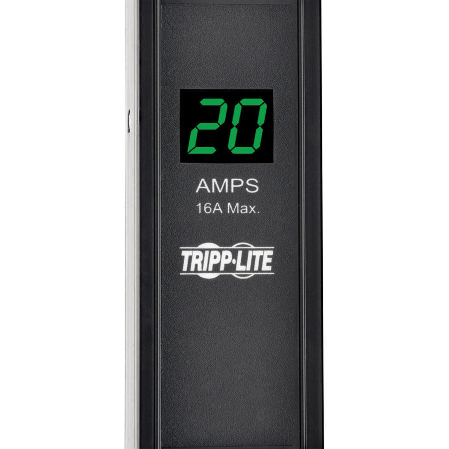 Tripp Lite by Eaton 2kW Single-Phase Local Metered PDU, 100-127V Outlets (36 5-15/20R), L5-20P/5-20P adapter, 0U Vertical, 72-in. PDUMV20-72