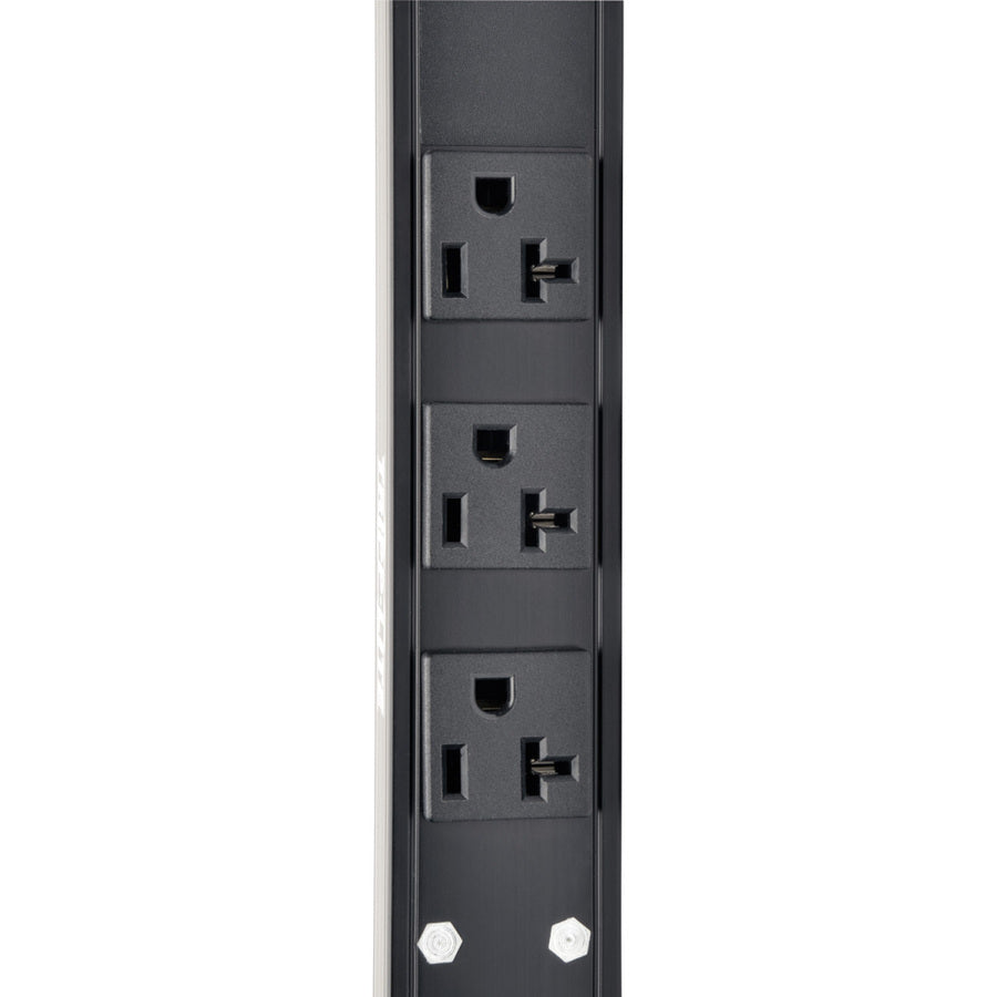Tripp Lite by Eaton 2kW Single-Phase Local Metered PDU, 100-127V Outlets (36 5-15/20R), L5-20P/5-20P adapter, 0U Vertical, 72-in. PDUMV20-72
