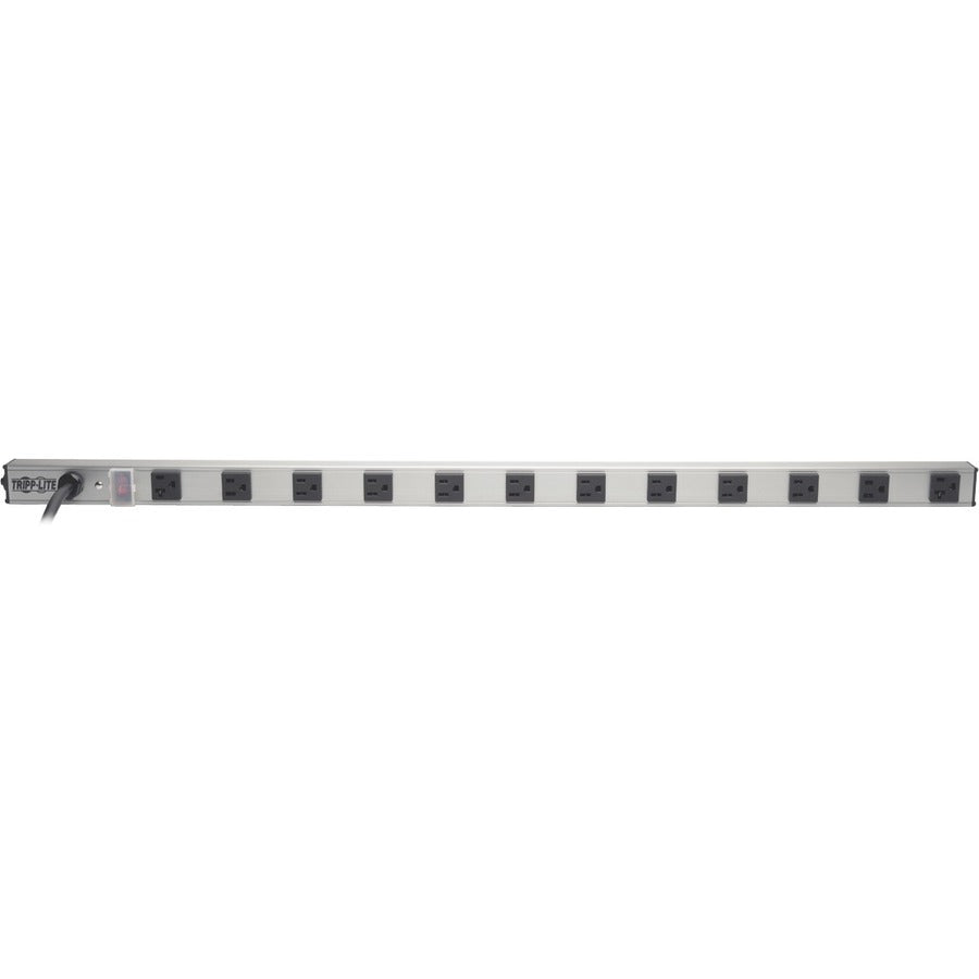 Tripp Lite by Eaton 12-Outlet Power Strip with Surge Protection, (10-15A & 2-20A), 15 ft. (4.57 m) Cord, 1650 Joules, 36 in. length SS361220
