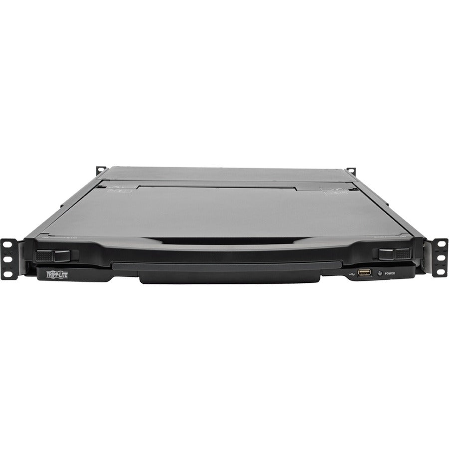 Tripp Lite by Eaton NetDirector 8-Port 1U Rack-Mount Console HDMI KVM Switch with 17 in. LCD and IP Remote Access, Dual Rail B030-008-17-IP
