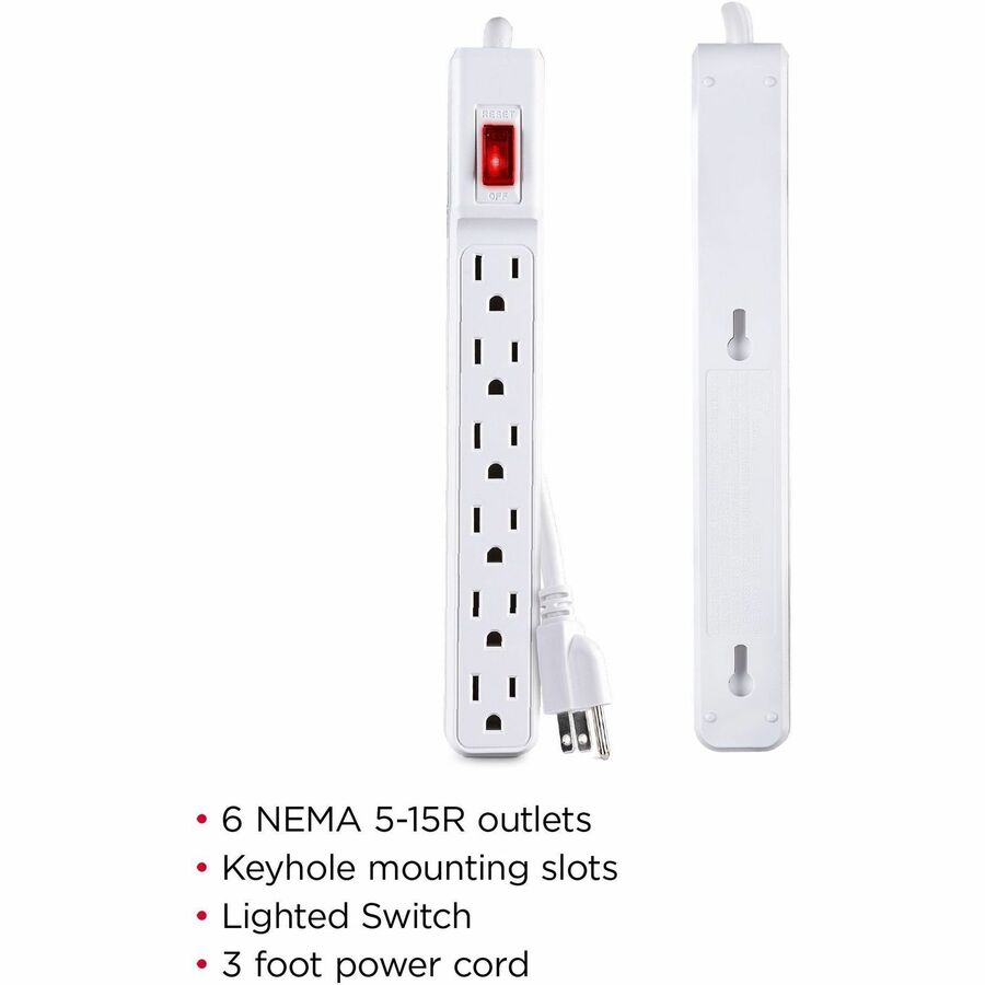 CyberPower GS60304 Power Strips 6 Outlet Power Strip GS60304
