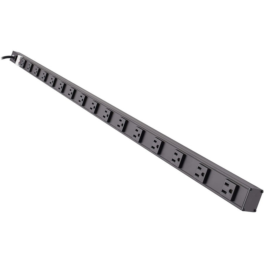 Tripp Lite by Eaton 16-Outlet Vertical Power Strip, 120V, 15A, NEMA 5-15P, 15 ft. (4.57 m) Cord, 48 in., Black Housing PS4816B