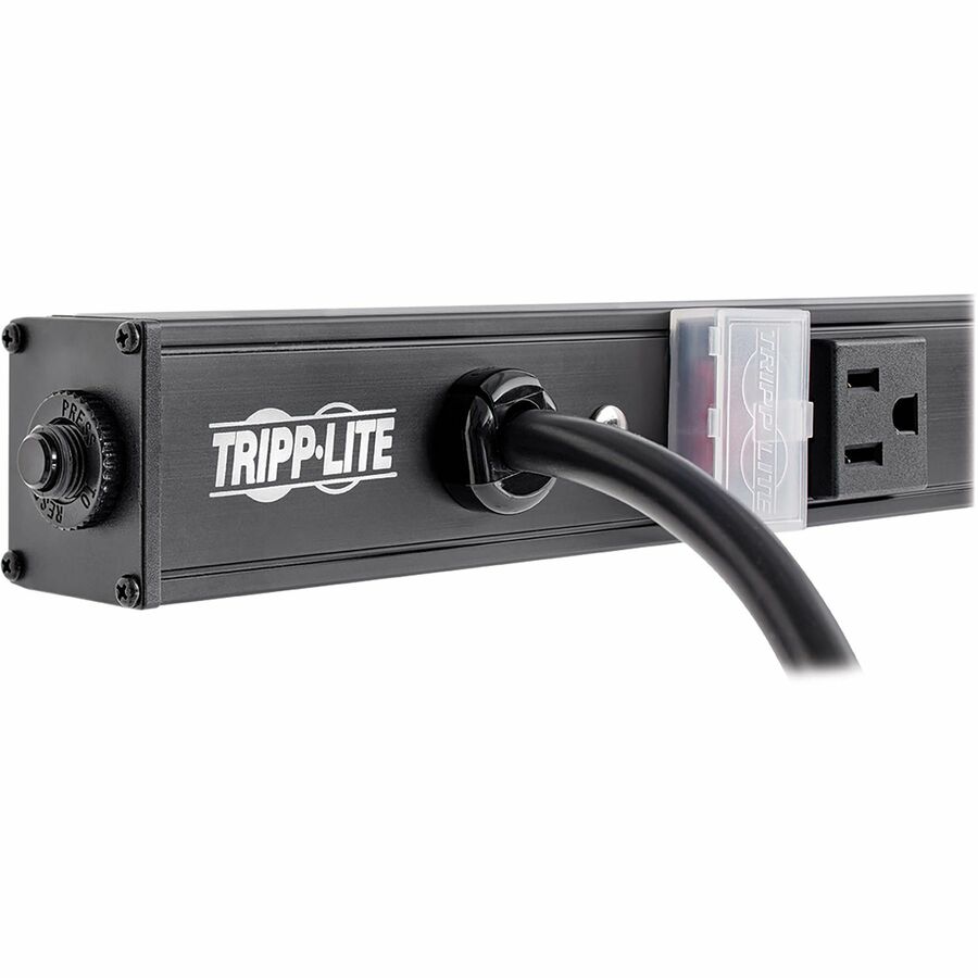 Tripp Lite by Eaton 16-Outlet Vertical Power Strip, 120V, 15A, NEMA 5-15P, 15 ft. (4.57 m) Cord, 48 in., Black Housing PS4816B