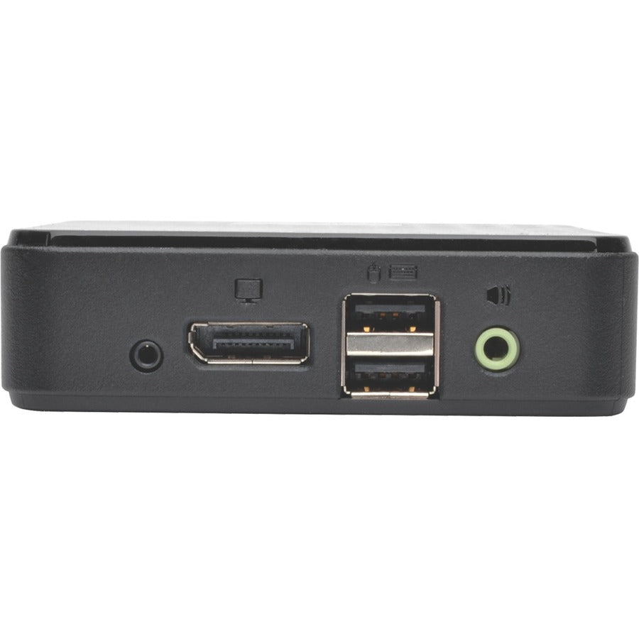 Tripp Lite by Eaton 2-Port DisplayPort KVM Switch 4K 60 Hz with Audio, Cables and USB Peripheral Sharing B004-DP2UA2-K
