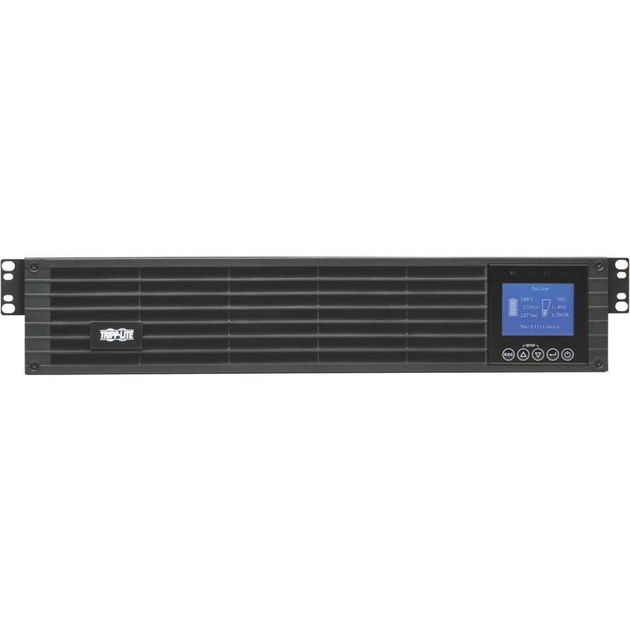 Tripp Lite by Eaton 208/240V 3000VA 2.7kW Double-Conversion UPS - 8 Outlets, Extended Run, Card Slot, LCD, USB, DB9, 2U - Battery Backup SU3000LCD2UHV