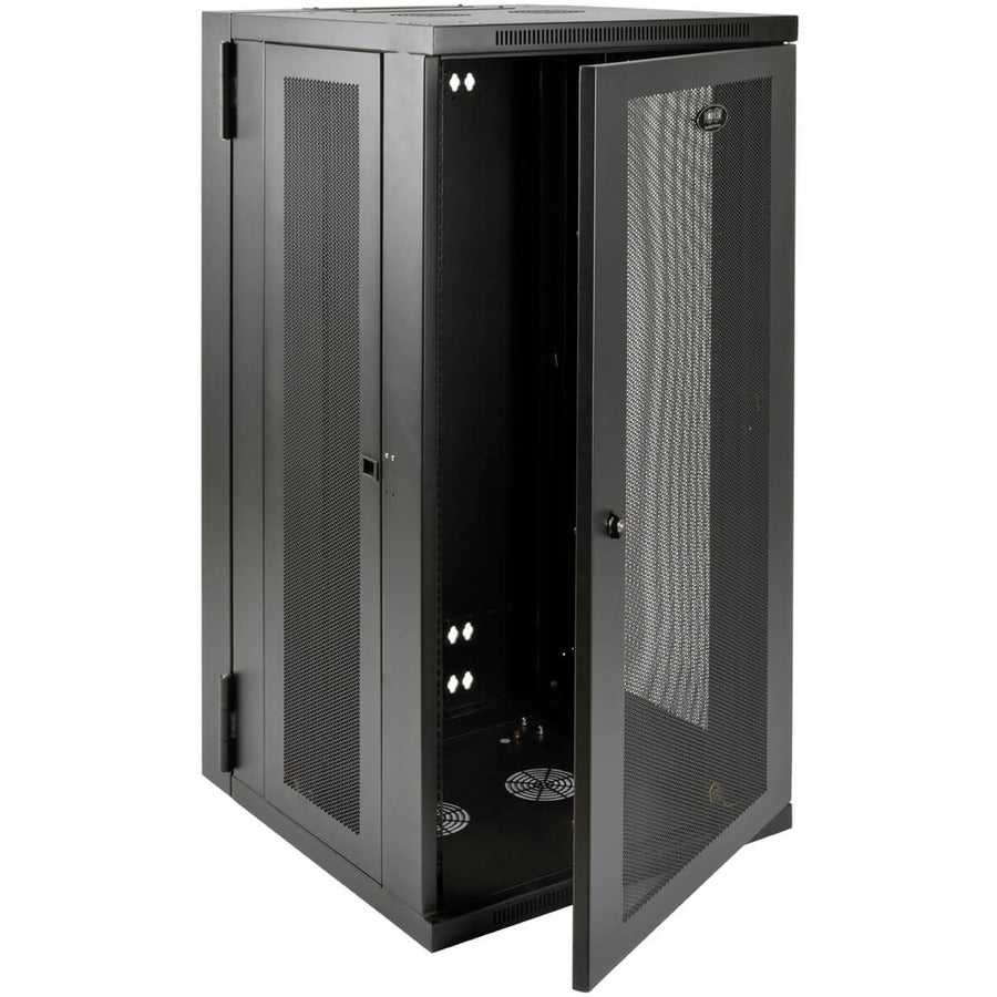 Tripp Lite by Eaton SmartRack 26U UPS-Depth Wall-Mount Half-Height Rack Enclosure, Hinged Back SRW26USDP