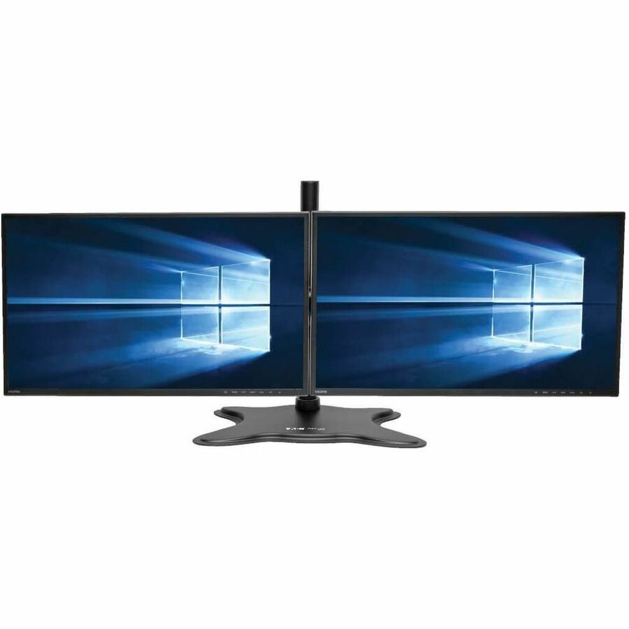 Tripp Lite by Eaton Dual-Monitor Desktop Mount Stand for 13" to 27" Flat-Screen Displays DDR1327SDD