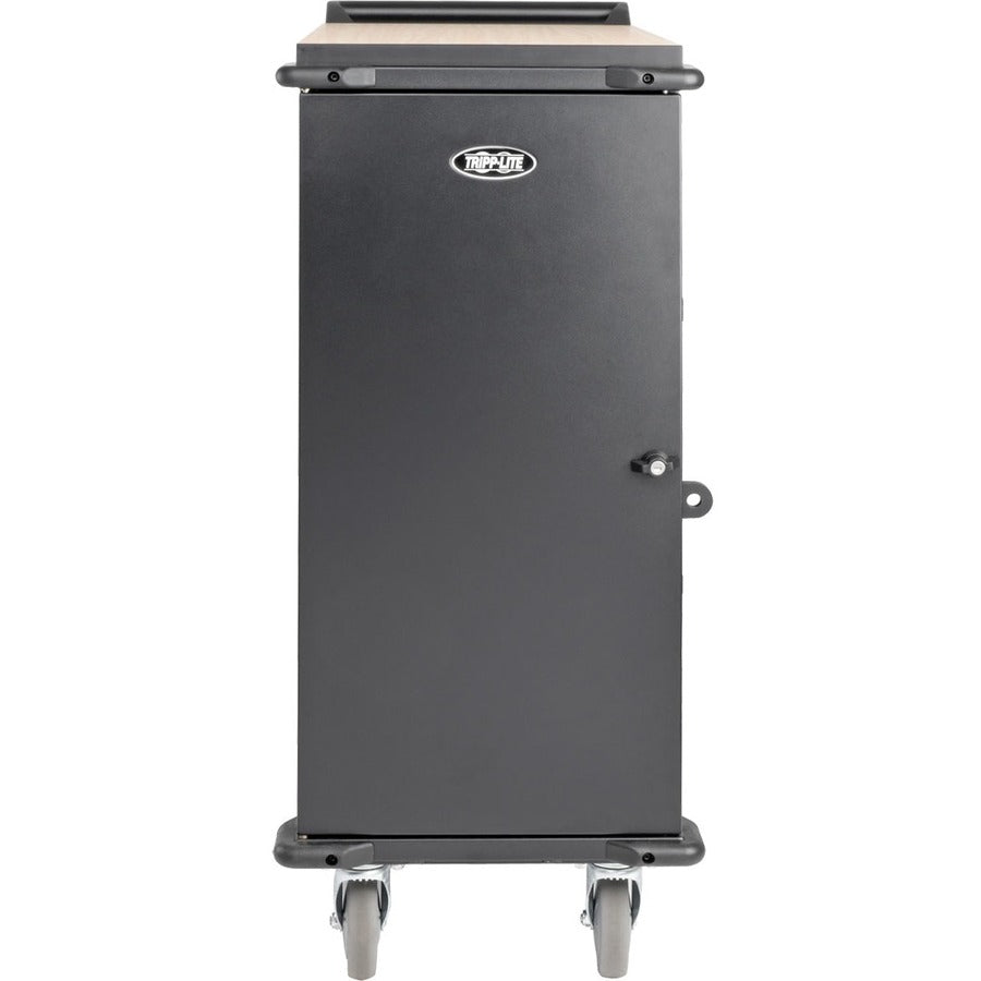 Tripp Lite by Eaton 21-Device AC Charging Cart for Laptops and Chromebooks - 120V, NEMA 5-15P, 10 ft. (3.05 m) Cord, Black CSC21AC