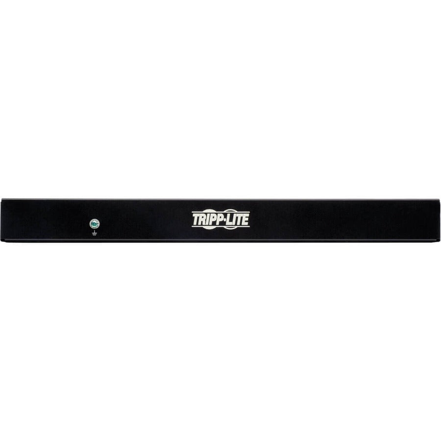 Tripp Lite by Eaton 1.4kW Single-Phase Switched PDU, LX Interface, 120V Outlets (8 5-15R), NEMA 5-15P, 12 ft. (3.66 m) Cord, 1U Rack, TAA PDUMH15NET2LX
