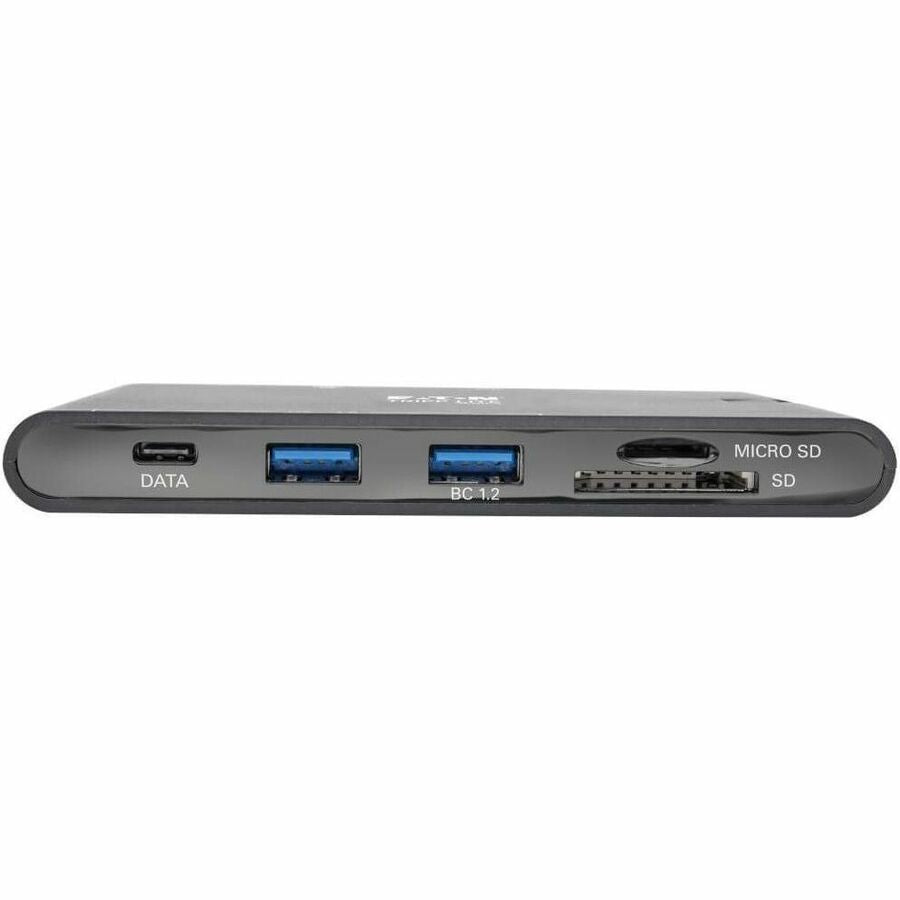 Tripp Lite by Eaton USB-C Dock - 4K HDMI, VGA, USB 3.x (5Gbps), USB-A/C Hub, Gigabit Ethernet, Memory Card Slots, 100W PD Charging U442-DOCK3-B