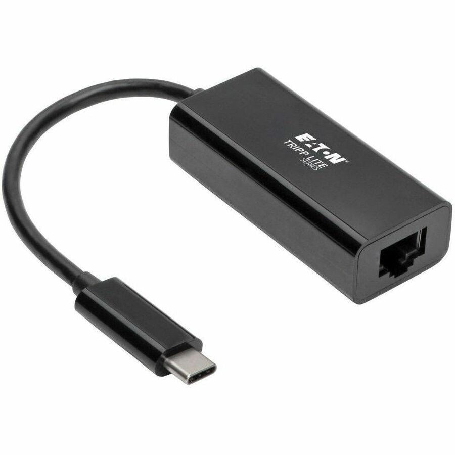 Tripp Lite by Eaton USB C to Gigabit Ethernet Adapter USB Type C to Gbe 10/100/1000 Thunderbolt 3 Compatible Black U436-06N-GB