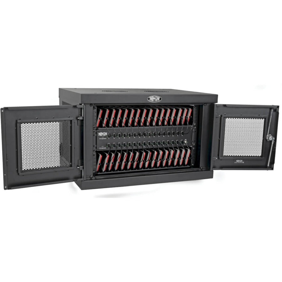 Tripp Lite by Eaton Locking Cell Phone Charging Station for 32 Devices - USB, with Sync for Smartphones CSD32USB