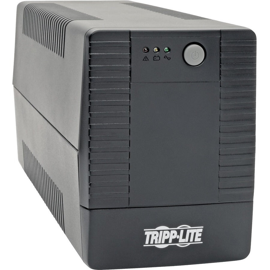 Tripp Lite by Eaton 600VA 360W Line-Interactive UPS - 6 NEMA 5-15R Outlets, AVR, 120V, 50/60 Hz, USB, Desktop - Battery Backup BC600TU