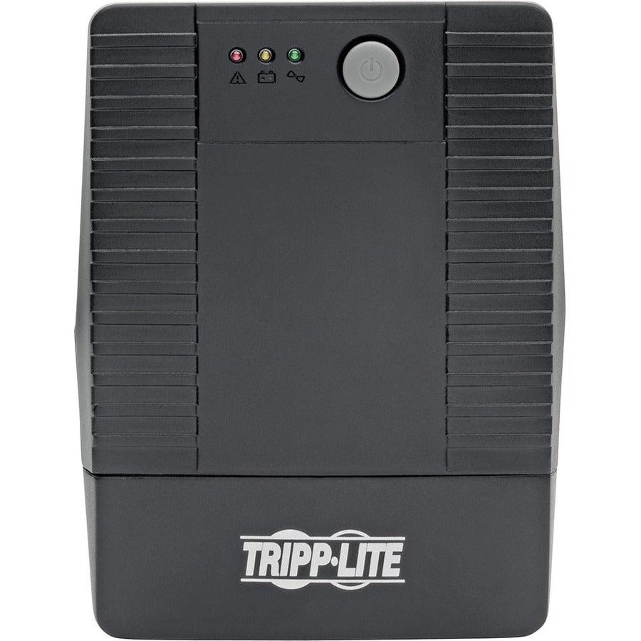 Tripp Lite by Eaton 600VA 360W Line-Interactive UPS - 6 NEMA 5-15R Outlets, AVR, 120V, 50/60 Hz, USB, Desktop - Battery Backup BC600TU